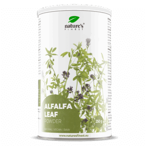 Alfalfa listovi u prahu